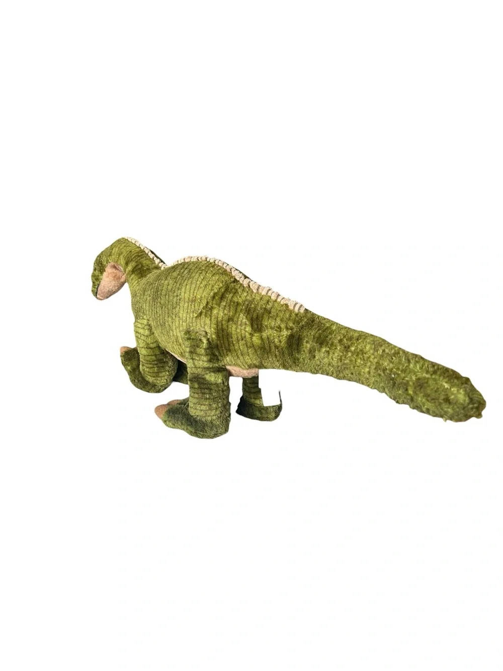 Fiesta Vtg Stuffed Plush Green Jumbo Dinosaur Large 36” Brontosaurus Nursery Tan